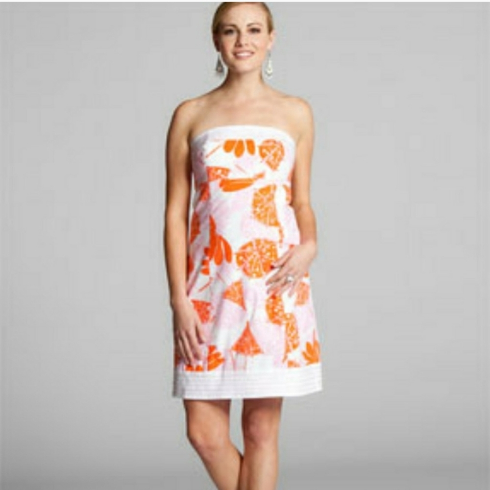 Lily Pulitzer Bowen Dress Printed Trampunto